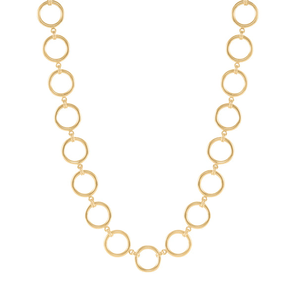 Camelia Necklace 18" | Gold