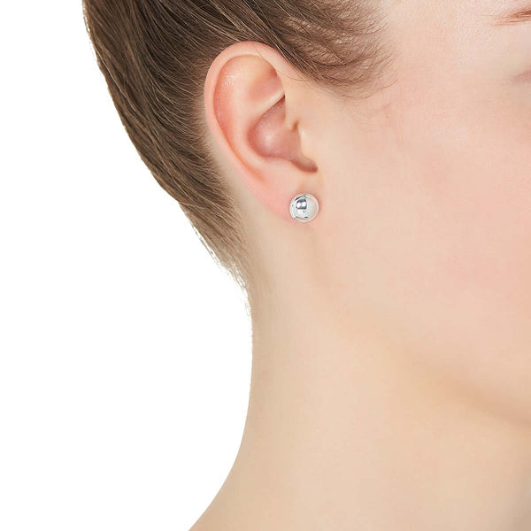 Silver Glimmer Stud Earring-NAJO-magnolia | home